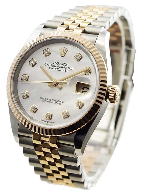 rolex datejust two-tone 36mm|Rolex Datejust 36mm on wrist.